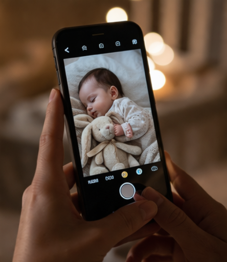Les premières fois de bébé : premier câlin avec son doudou